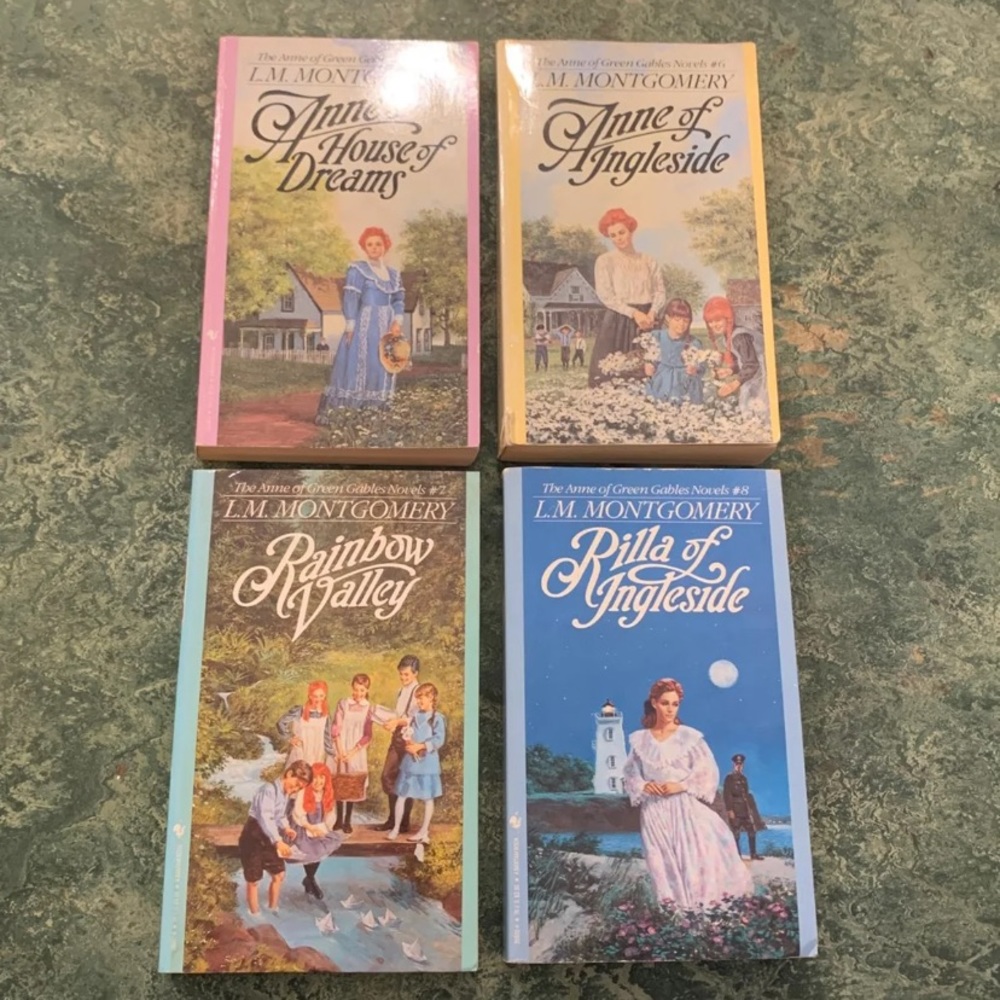 Anne of Green Gables series books #5-8